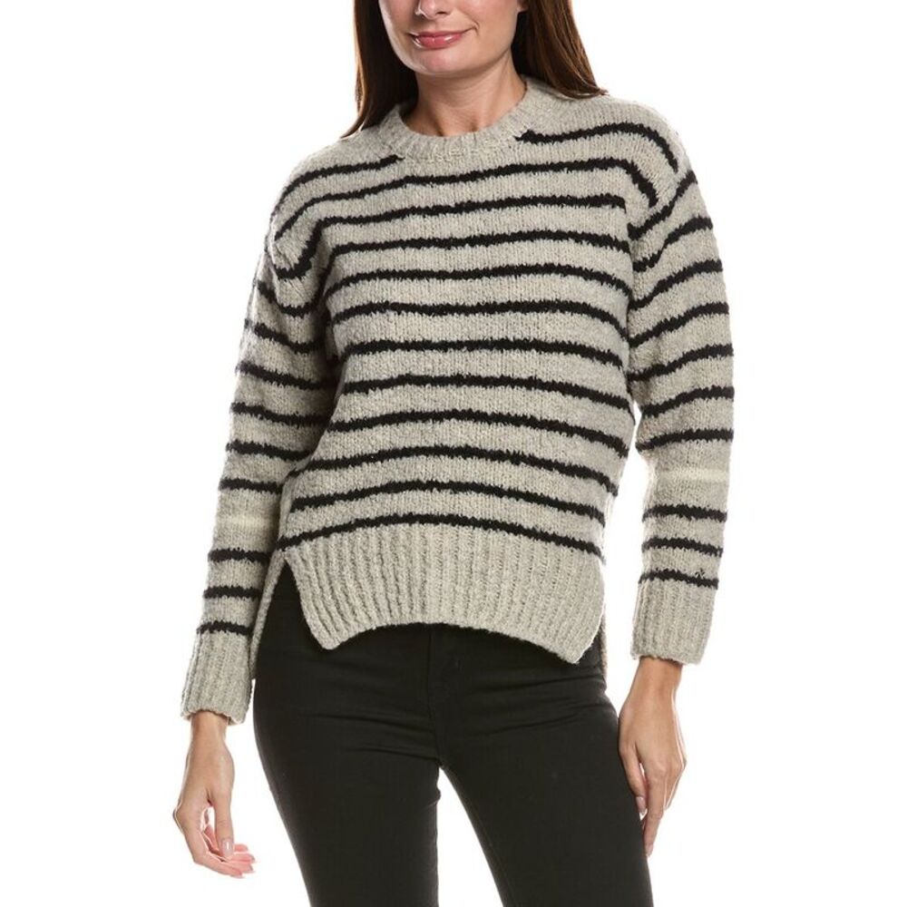 Proenza Schouler White Label Womens  Leonie Wool Sweater, Grey